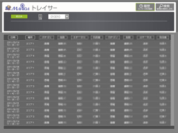 図５　履歴検索画面